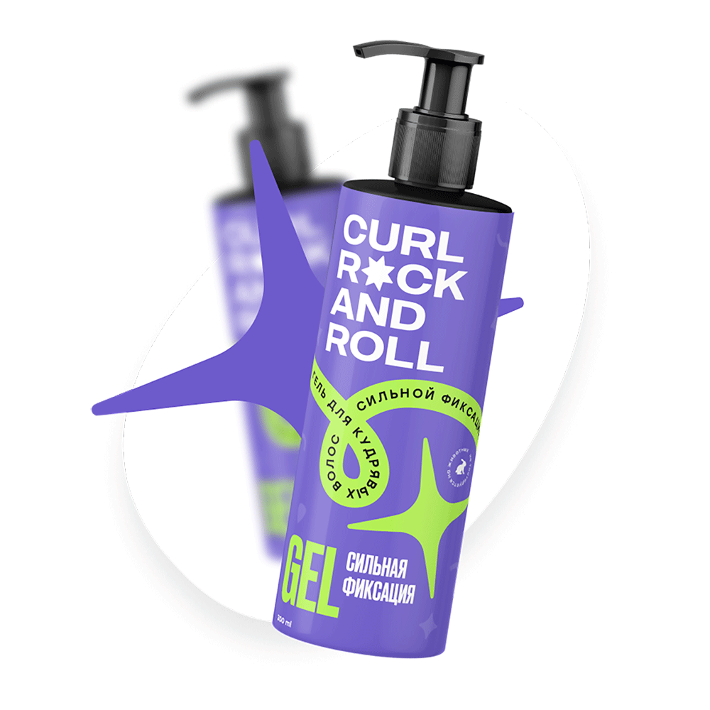 Гель сильной фиксации Curl Rock and Roll