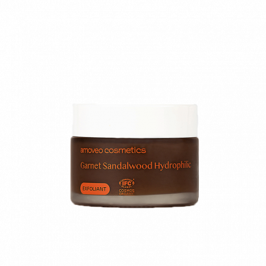 Сандаловый гидрофильный крем-эксфолиант «GARNET SANDALWOOD HYDROPHILIC EXFOLIANT» Amoveo