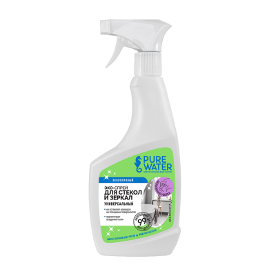 Спрей для стекол и зеркал Pure Water