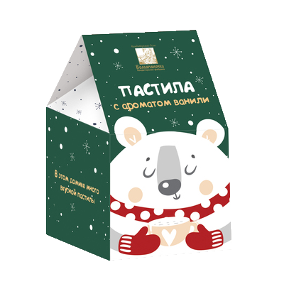 Пастила яблочная "Домик" Коломчаночка