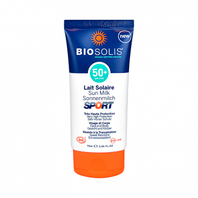 Молочко солнцезащитное для лица и тела SPORT SPF50+ Biosolis